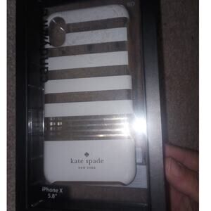 IPhone X Kate Spade Phone Case Neutral Minimalist Hard Case NIB New